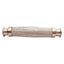 Used Flexible Stainless Steel Braided Coupling, 11.5in Long, 1.5in Tri-Clamp Fitting