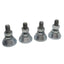 Used Lot of 4 Leveling Feet Non-Pivot, 2in Length, ø1.5in Base, M12x1.75 Thread
