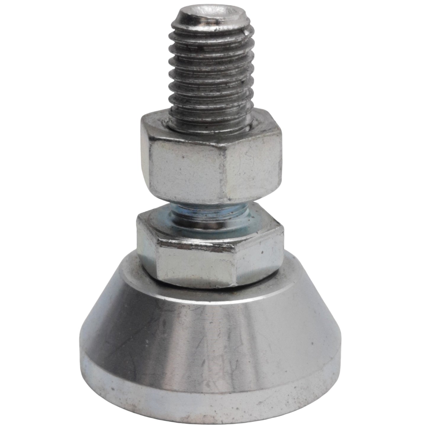 Used Lot of 4 Leveling Feet Non-Pivot, 2in Length, ø1.5in Base, M12x1.75 Thread