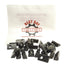 Used Lot of 25 Parker 25-001 Black Drop In T / Ball Nut, 1/4-20, Profile 40/30°/1.5"