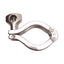 Used Lot of 4 Stainless Steel Hinged Double Pin Tri-Clamp Sanitary Fitting, 1.5in