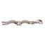 Used Lot of 4 Stainless Steel Hinged Double Pin Tri-Clamp Sanitary Fitting 1.5in