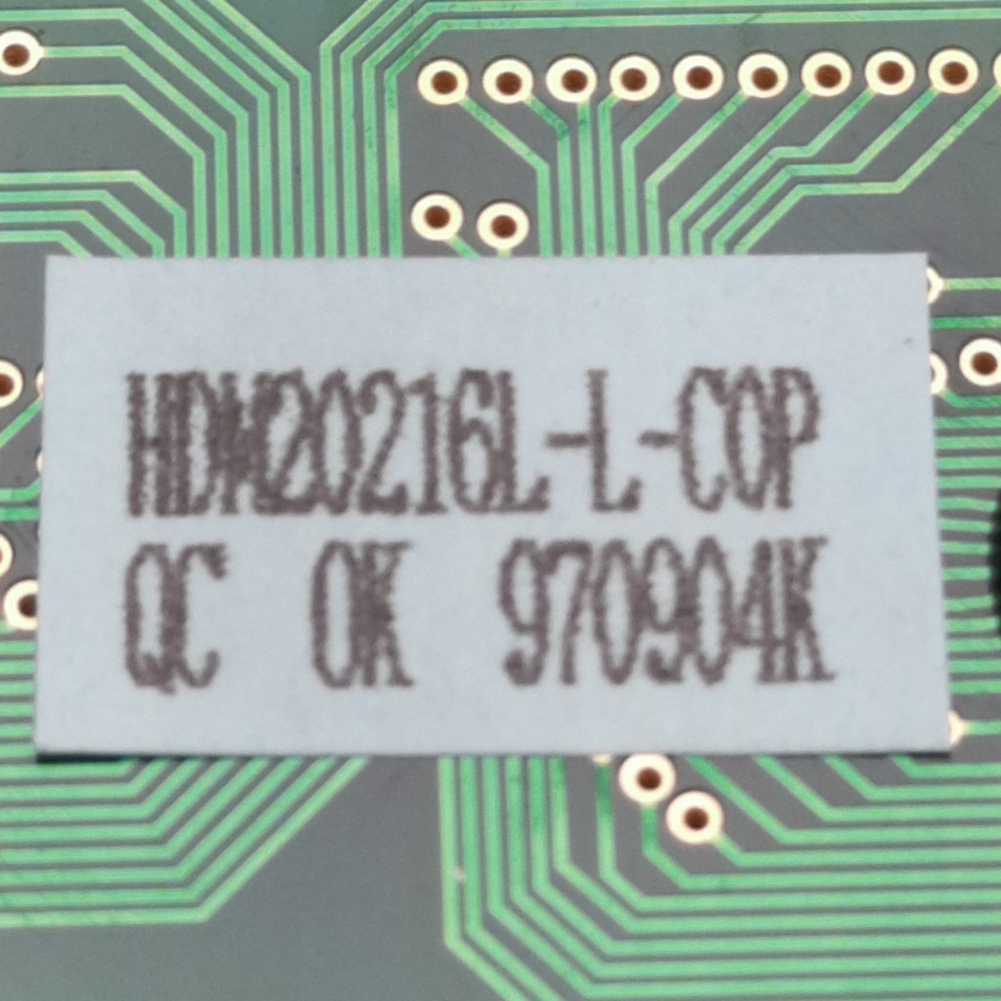 Used Hantronix HDM20216L-L LCD Character Display Module 5V, 20 x 2 Count/Line