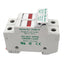 Used Littelfuse LPSM002ID Power-Safe Fuse Holder, 2-Pole, 600V 30A Max, DIN Rail