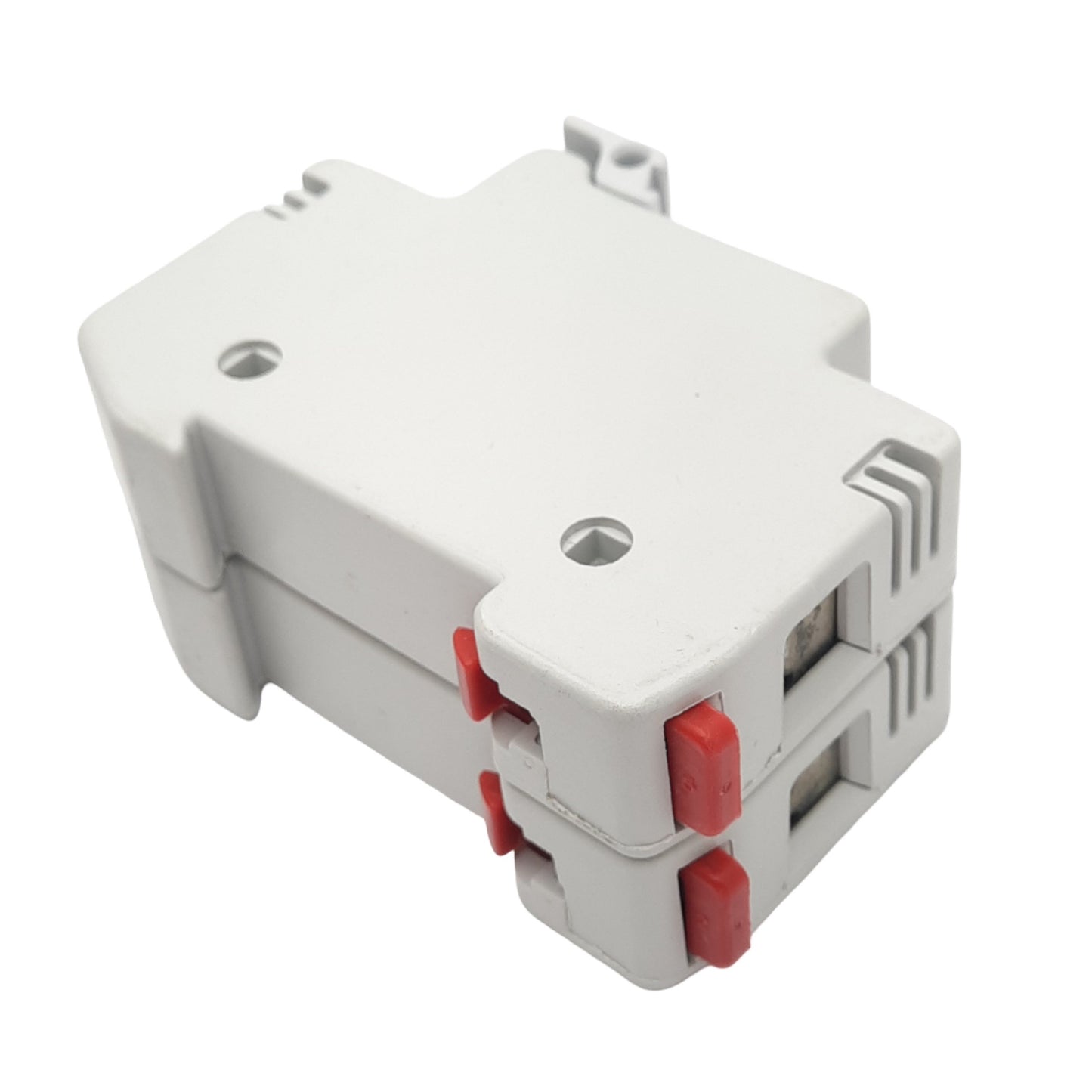 Used Littelfuse LPSM002ID Power-Safe Fuse Holder, 2-Pole, 600V 30A Max, DIN Rail