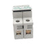 Used Littelfuse LPSM002ID Power-Safe Fuse Holder, 2-Pole, 600V 30A Max, DIN Rail