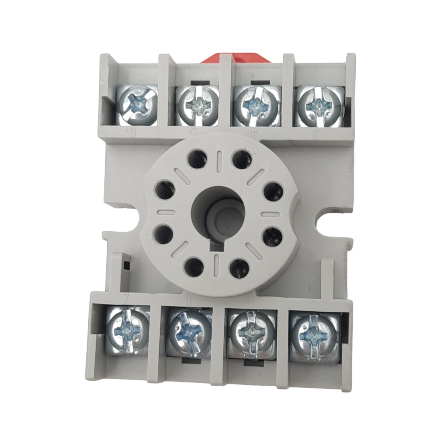 New Siemens 3TX7144-1E2 Relay Socket, 8-Pin Octal, 600V, 15A Max, DIN Rail