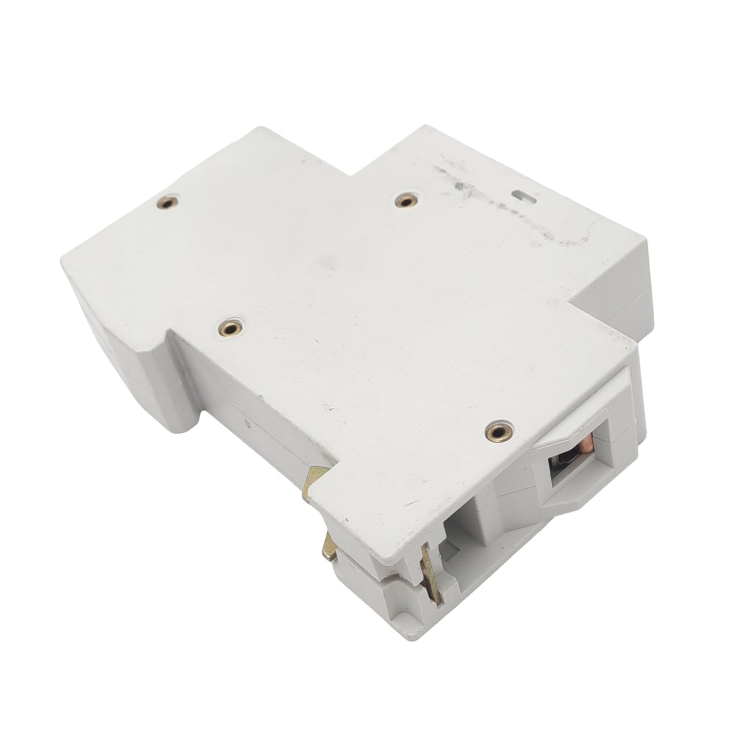 Used Entrelec GMU 5 L Miniature Circuit Breaker, 1-Pole, 5A, 240VAC Max, DIN Rail