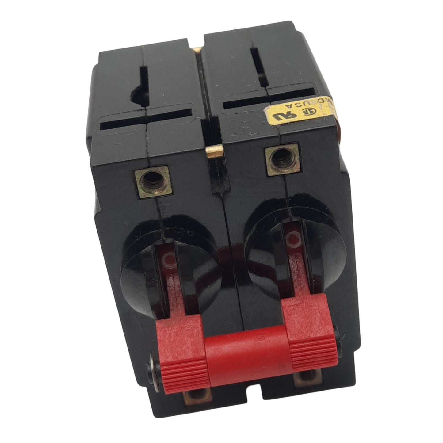 Used Airpax IPGH11-1-64-502-20-V Magnetic Circuit Breaker, 2-Pole, 6.25A, 250VAC Max