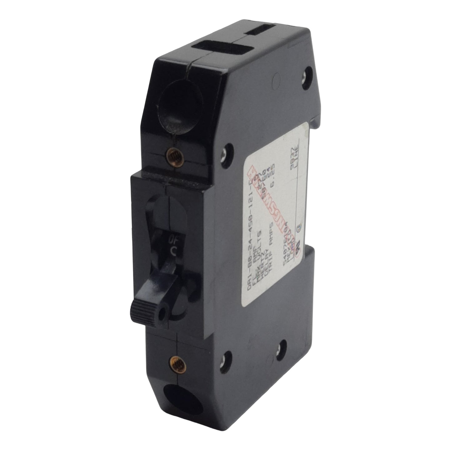 Used Carlingswitch DA1-B0-24-450-121-C Circuit Breaker, 1-Pole, 5A 277VAC, DIN Rail