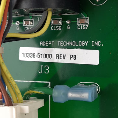 Used Adept 10338-5100 Rev P8 DUAL B5+ AMP Servo Amplifier Module for SCARA 550 Robot