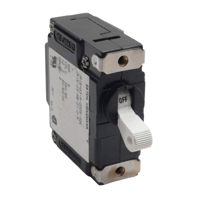 Used Eaton Heinemann JA1S-D3-A-0005-02E Circuit Breaker, 1-Pole, 5A 250VAC/65VDC