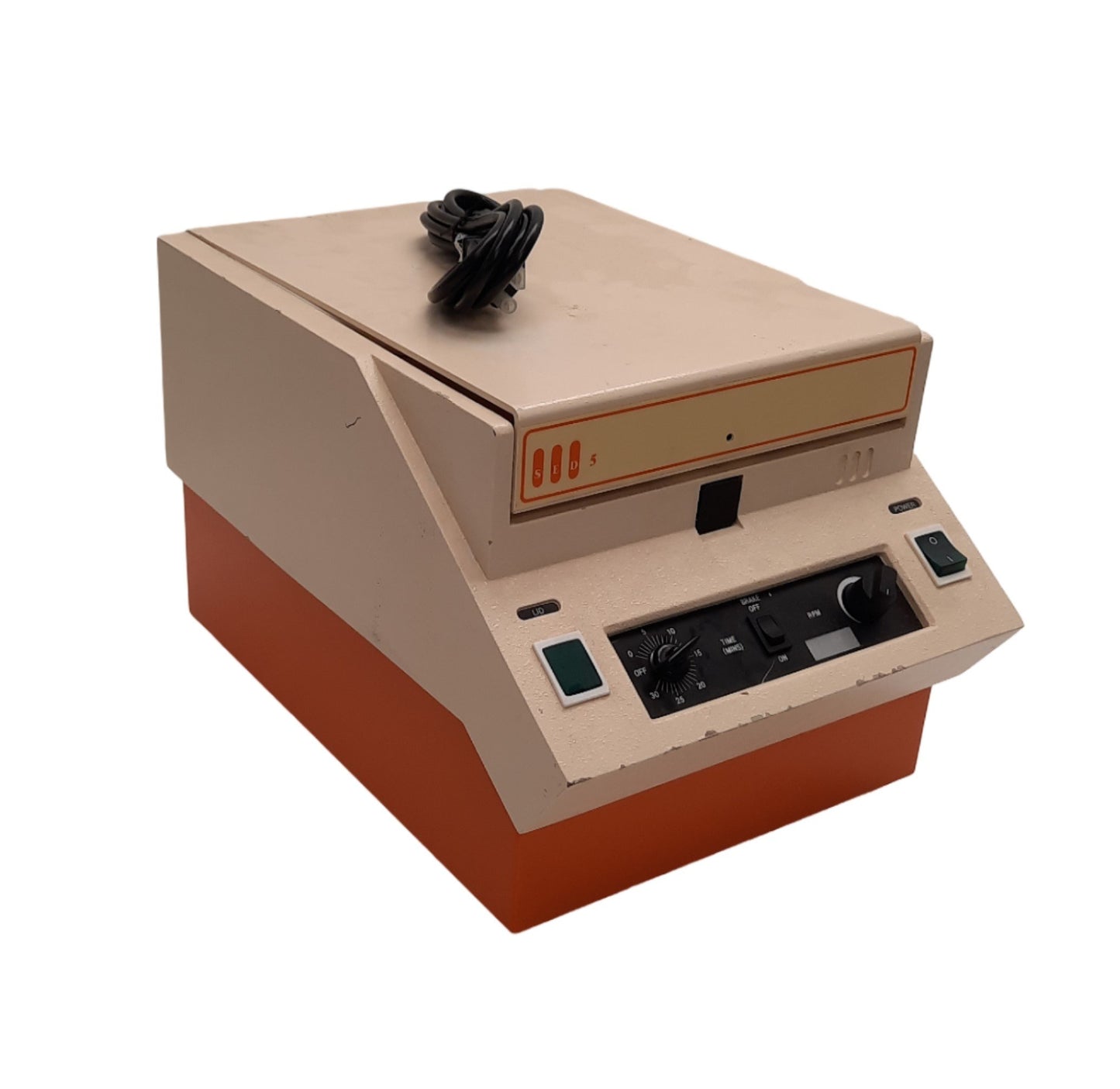 Used SED 5 Benchtop Centrifuge With RPM Readout & Brake, 24 Tube Rotor, 110VAC 5A