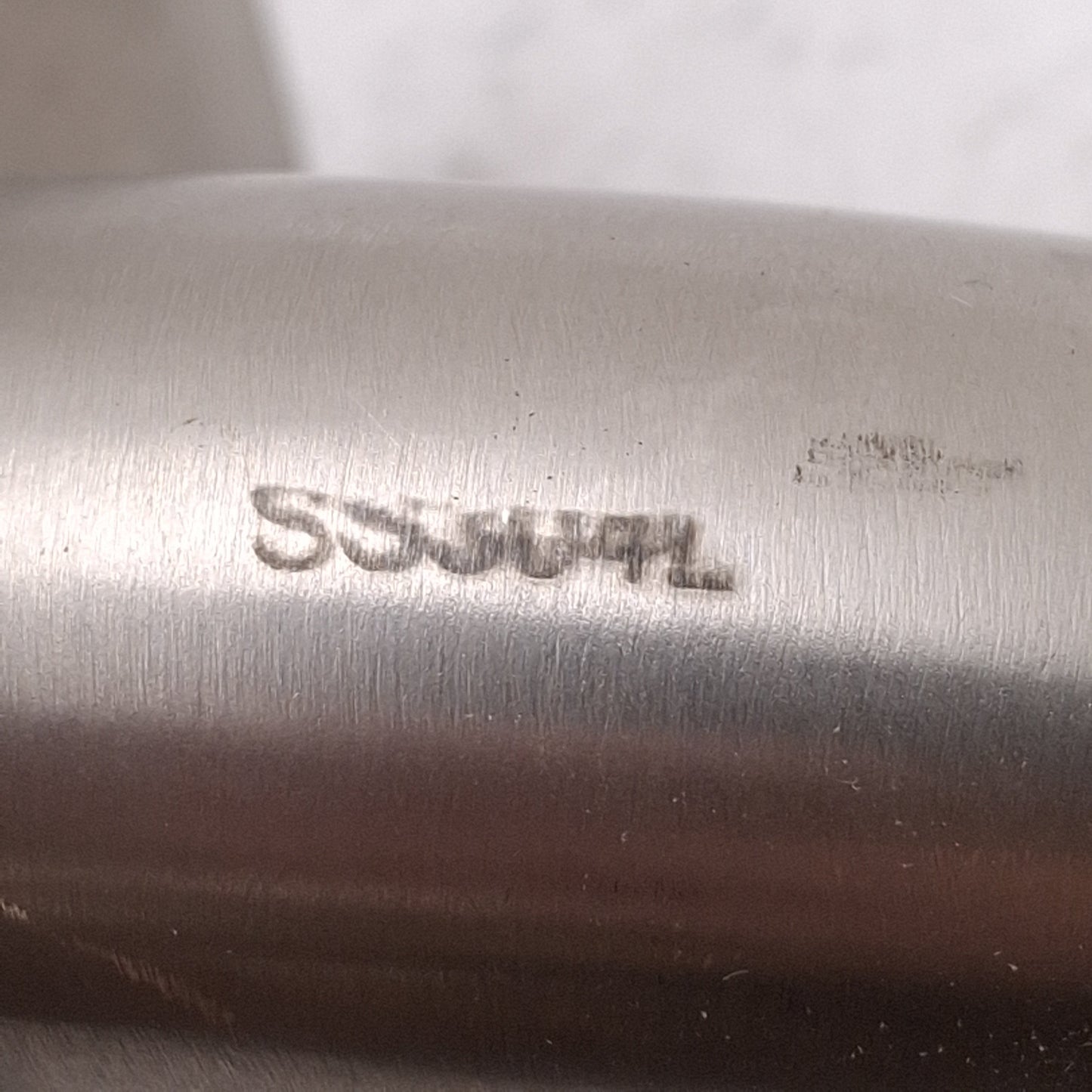 Used Stainless Steel 304L Sanitary 45° Elbow Adapter, ø1in OD, 1in to 3in Tri-Clamp