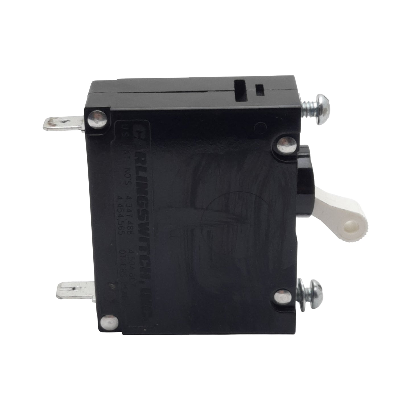 Used Carlingswitch AA1-B0-46-615-1B1-C Circuit Breaker, 1-Pole, 15A 277VAC, #6-32