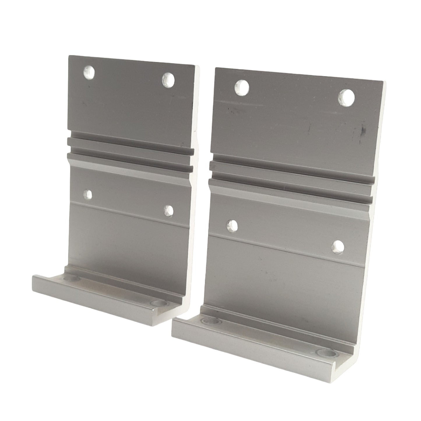 Used Lot of 2 Dorner 240839 Flat Belt Conveyor Mounting Brackets, 2200 Series