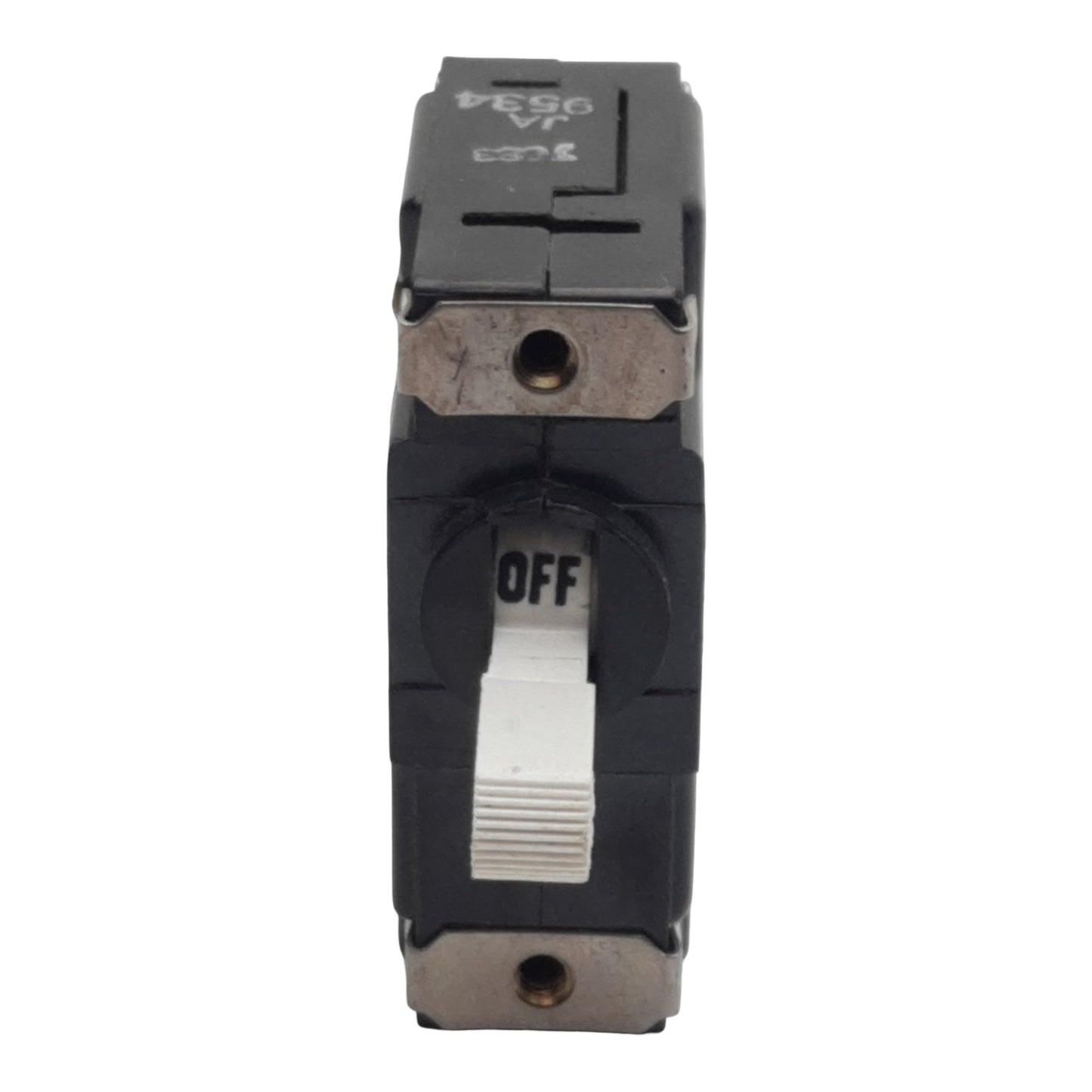 Used Heinemann JA1S-D2-A-0005-03E Circuit Breaker, 1-Pole, 5A 250VAC/65VDC, #6-32