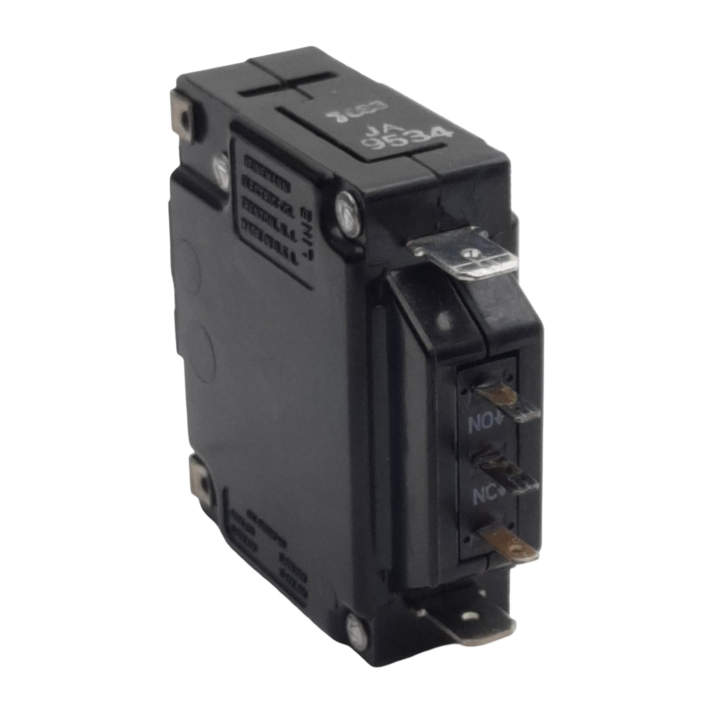 Used Heinemann JA1S-D2-A-0005-03E Circuit Breaker, 1-Pole, 5A 250VAC/65VDC, #6-32