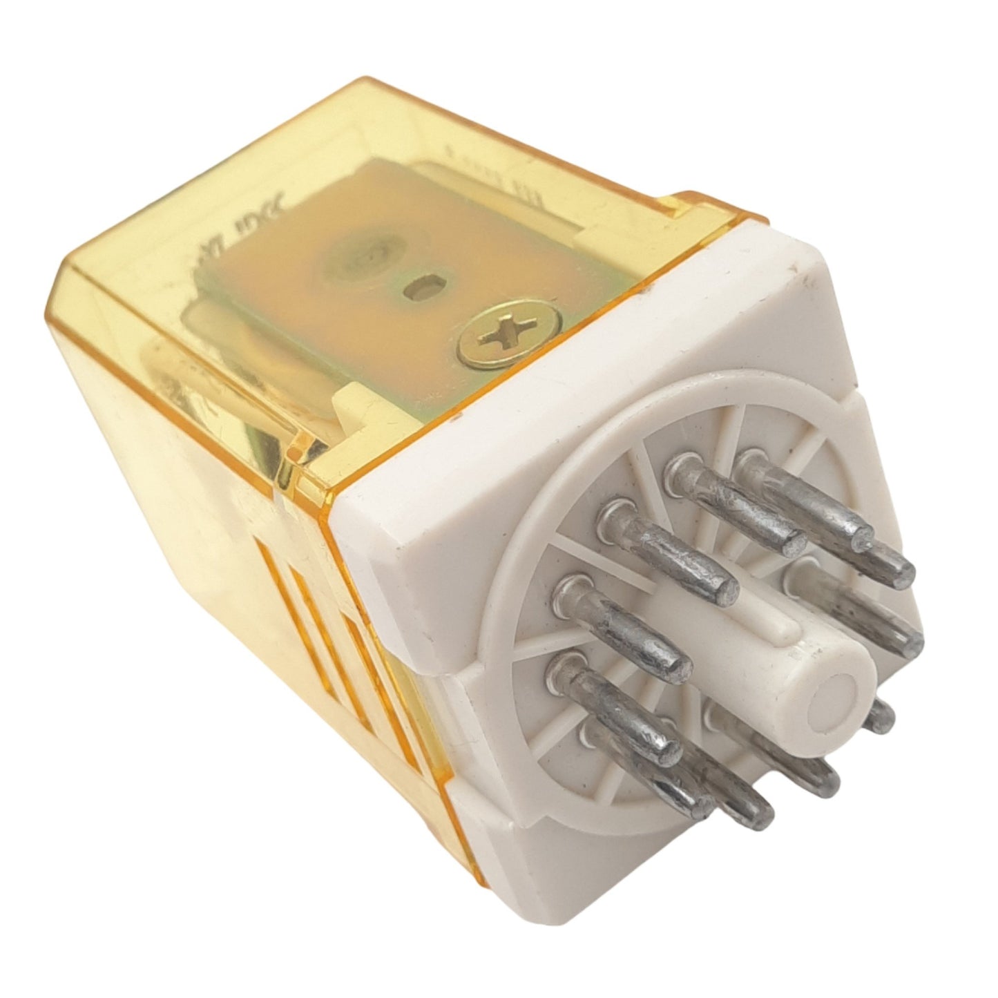 Used IDEC RR3PA-UAC120V Plug-In Relay, 3PDT, 11-Pin, 10A 220VAC Max, 120VAC Coil