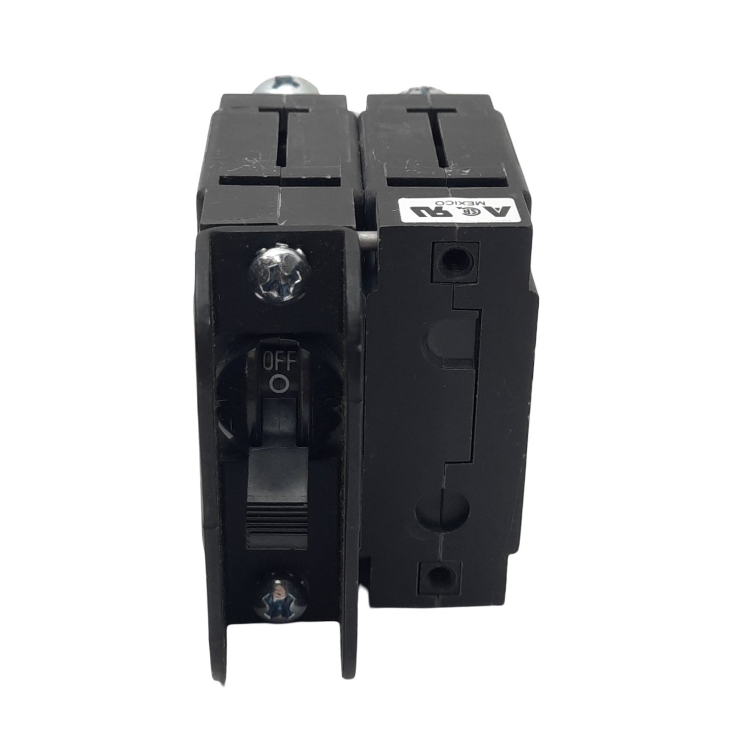 Used Airpax IEGF66-29481-1-V 530-0123A Circuit Breaker, 2-Pole, 37.5A, 250V Max