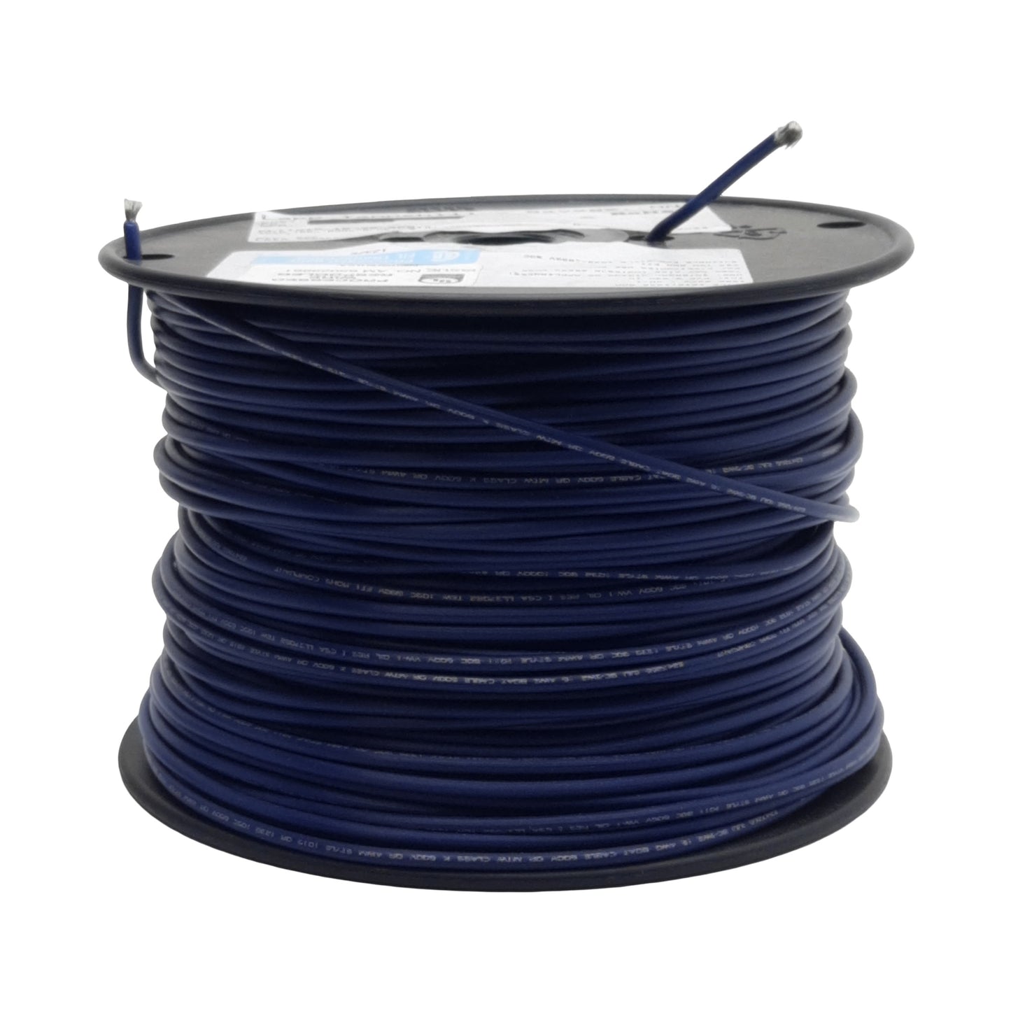 Used Lapp Tannehill KLT1015-16-26-6DB Hook-Up/Lead Wire, Blue, 16AWG, 600V, 450ft