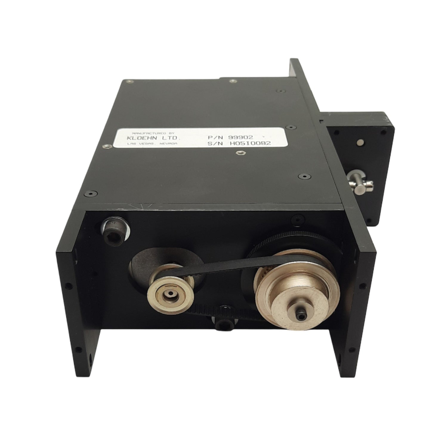 Used Kloehn 99902 Motorized Syringe Drive Pump, 66mm Stroke, 2.7V DC 1.6A Motor