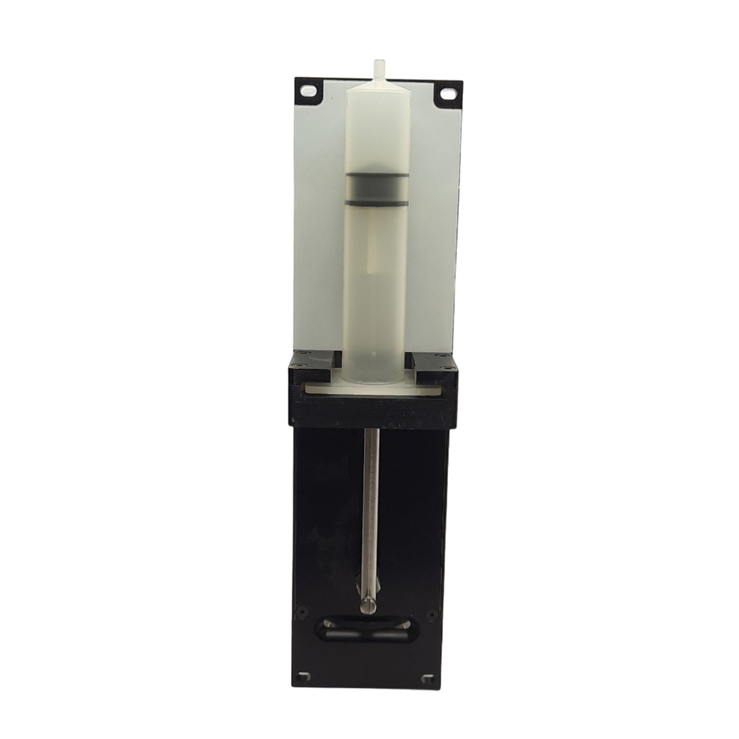 Used Kloehn Motorized Syringe Drive Pump, 66mm Stroke, 2.7V DC 1.6A Motor