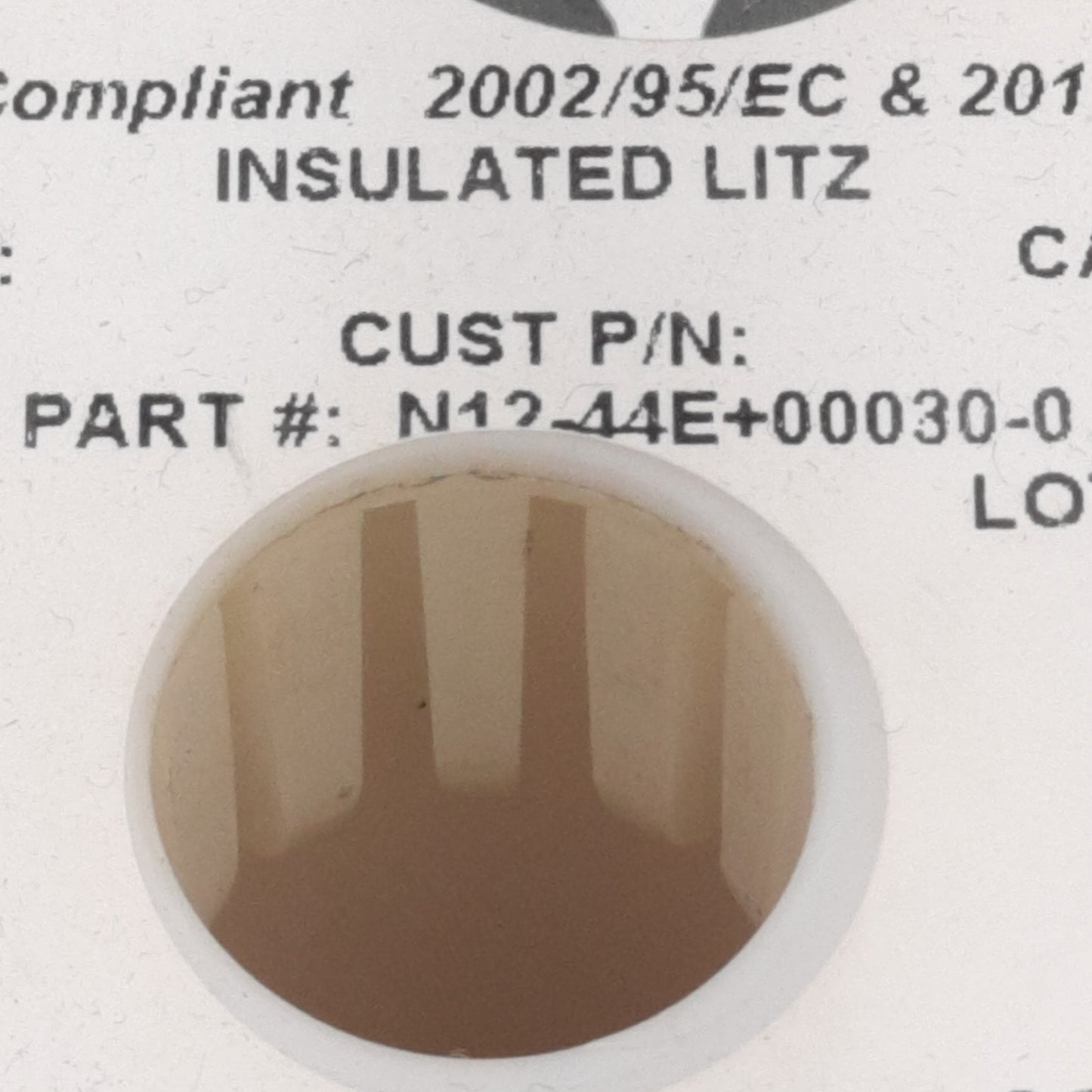Used New England Wire N12-44E+00030-0 Insulated Litz Wire 350ft & 2400ft, 2 Strands