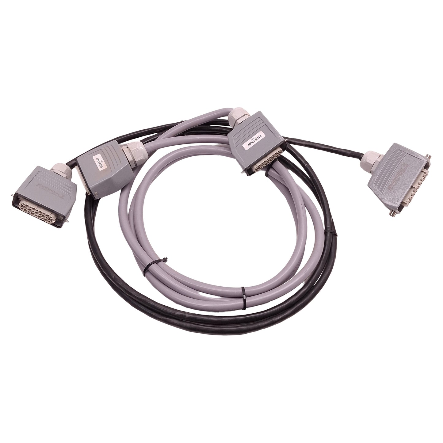 Used Cable Set For Use With Arico TC5F Temperature Controller Power & TC Modules