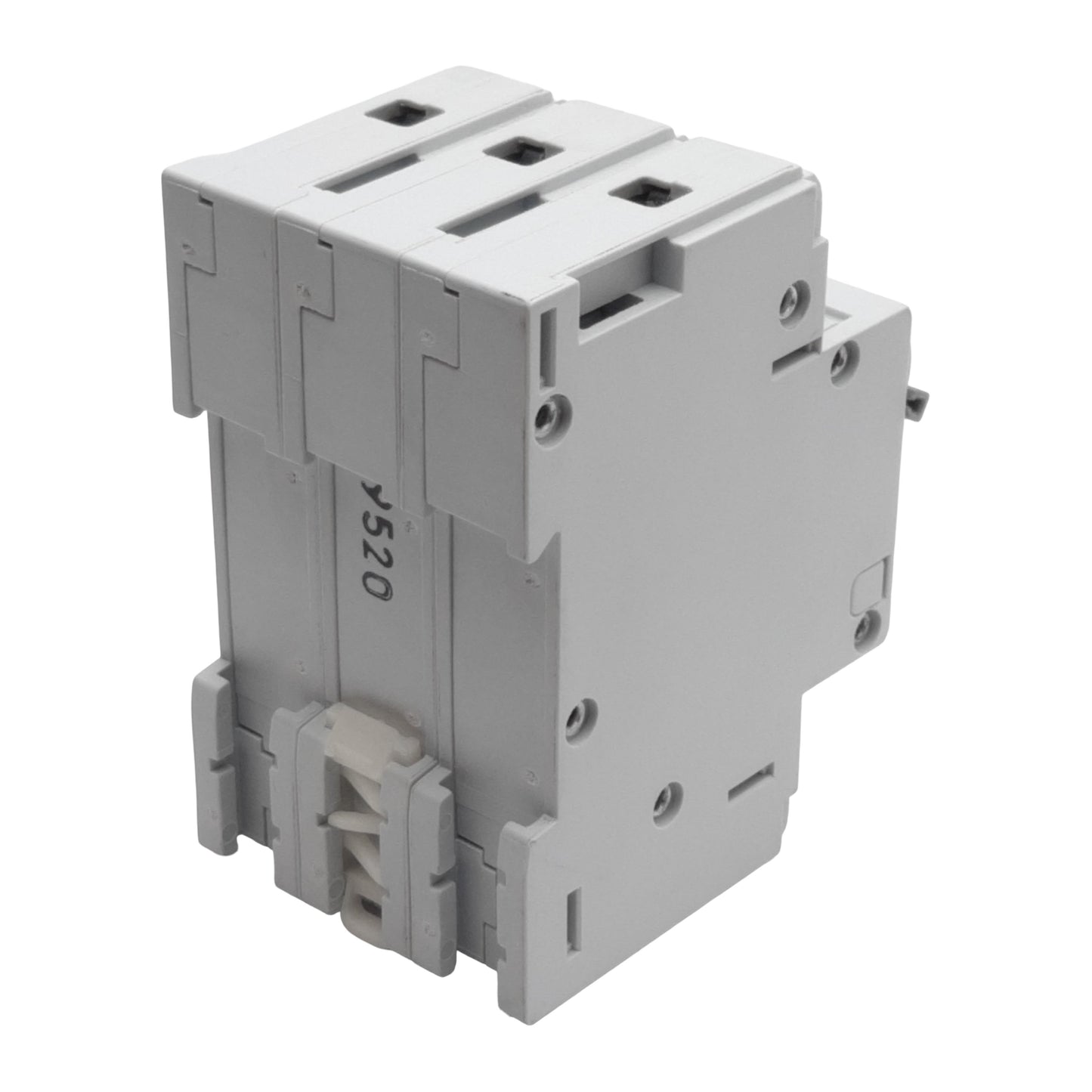 Used Allen Bradley 1492-CB3G020 Circuit Breaker, 3-Pole, 2A 480VAC, DIN Rail