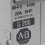 Used Lot of 2 Allen Bradley 1492-CB2G200 Circuit Breaker, 2-Pole, 20A 480Y/277VAC