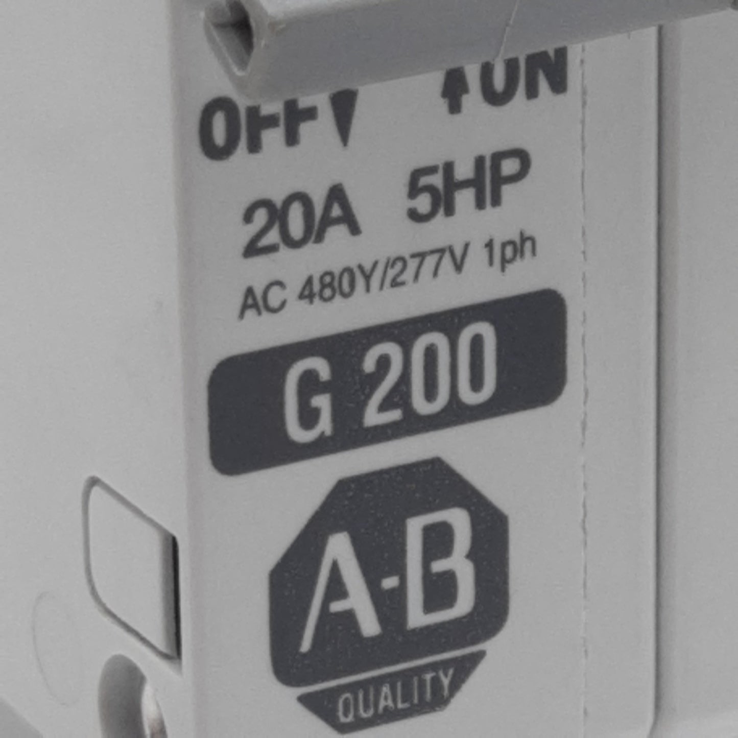 Used Lot of 2 Allen Bradley 1492-CB2G200 Circuit Breaker, 2-Pole, 20A 480Y/277VAC