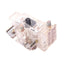 Used Square D 9001 KA5 G Contact Block for 30mm Pushbutton, 1NC, 600V 10A Max