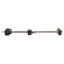 Used Thomson 903480201 Ball Screw Assembly, ø5/8", 0.2" Lead, 12" Stroke, ø1/4" Shaft