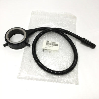 New – Open box Schott A08600 Universal Fiber Optic Ring Light for Ø47-62mm Objectives, 33" Long