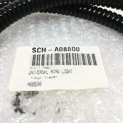 New – Open box Schott A08600 Universal Fiber Optic Ring Light for Ø47-62mm Objectives, 33" Long