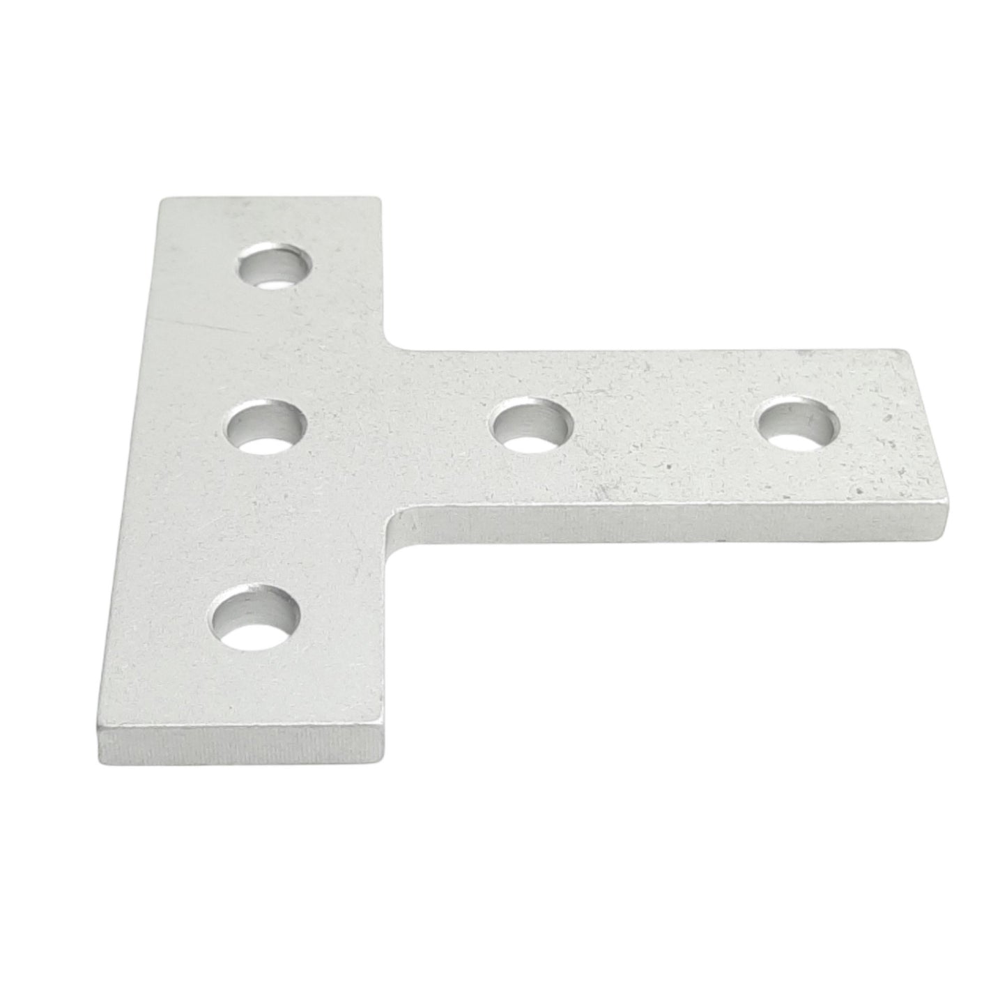 Used Lot of 3 80/20 20-4080 T Flat Plates, 20 Series, 5-Hole, 60mm x 60mm x 4mm