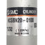 New SMC NCGBN20-0100 Pneumatic Cylinder, ø3/4in Bore, 1in Stroke, M5, 145psi Max