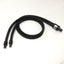 Used Scholly Flexible Bifurcated Dual Fiber Optic Light Guide 1m Long, Ø15mm Input