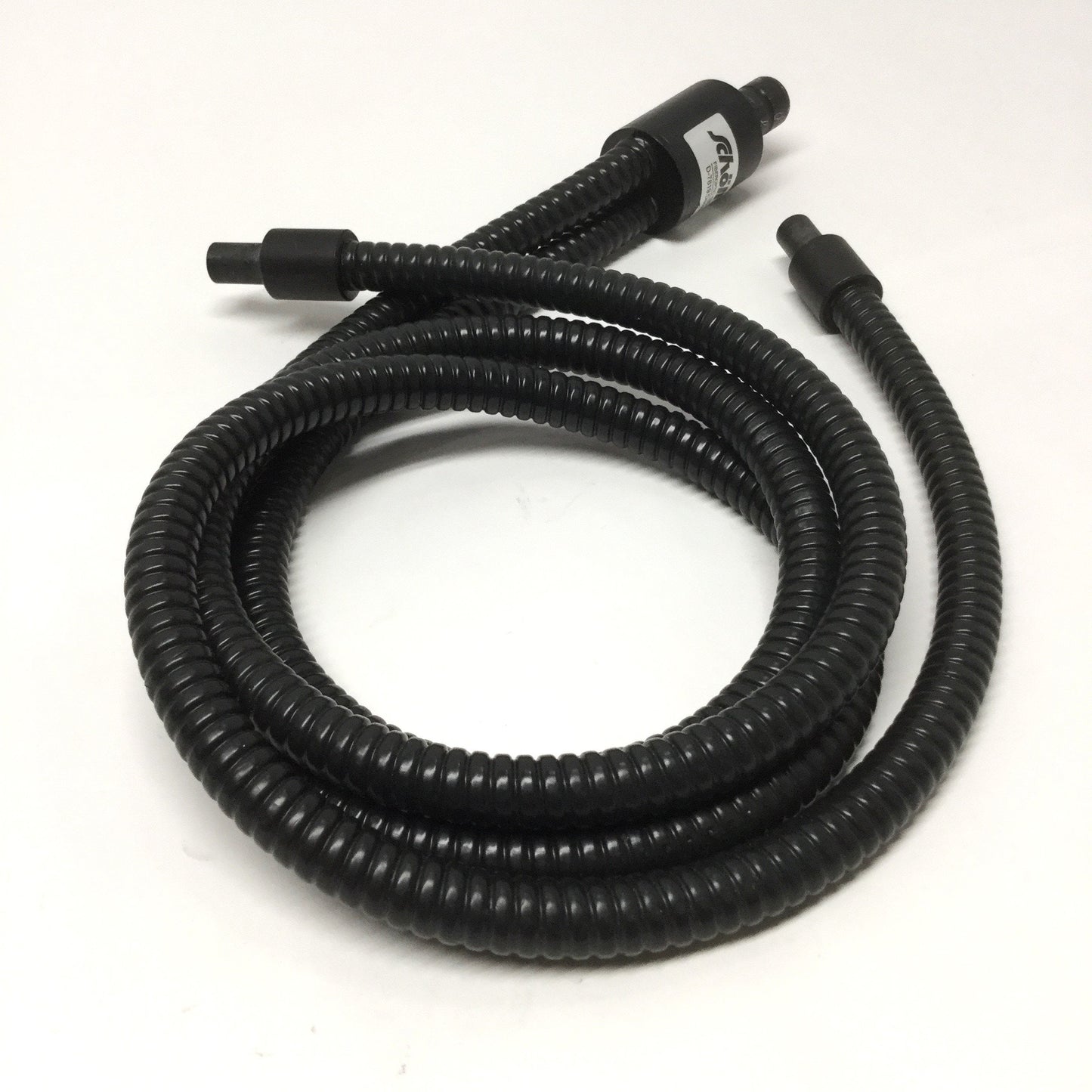 Used Scholly Flexible Bifurcated Dual Fiber Optic Light Guide 1m Long, Ø15mm Input