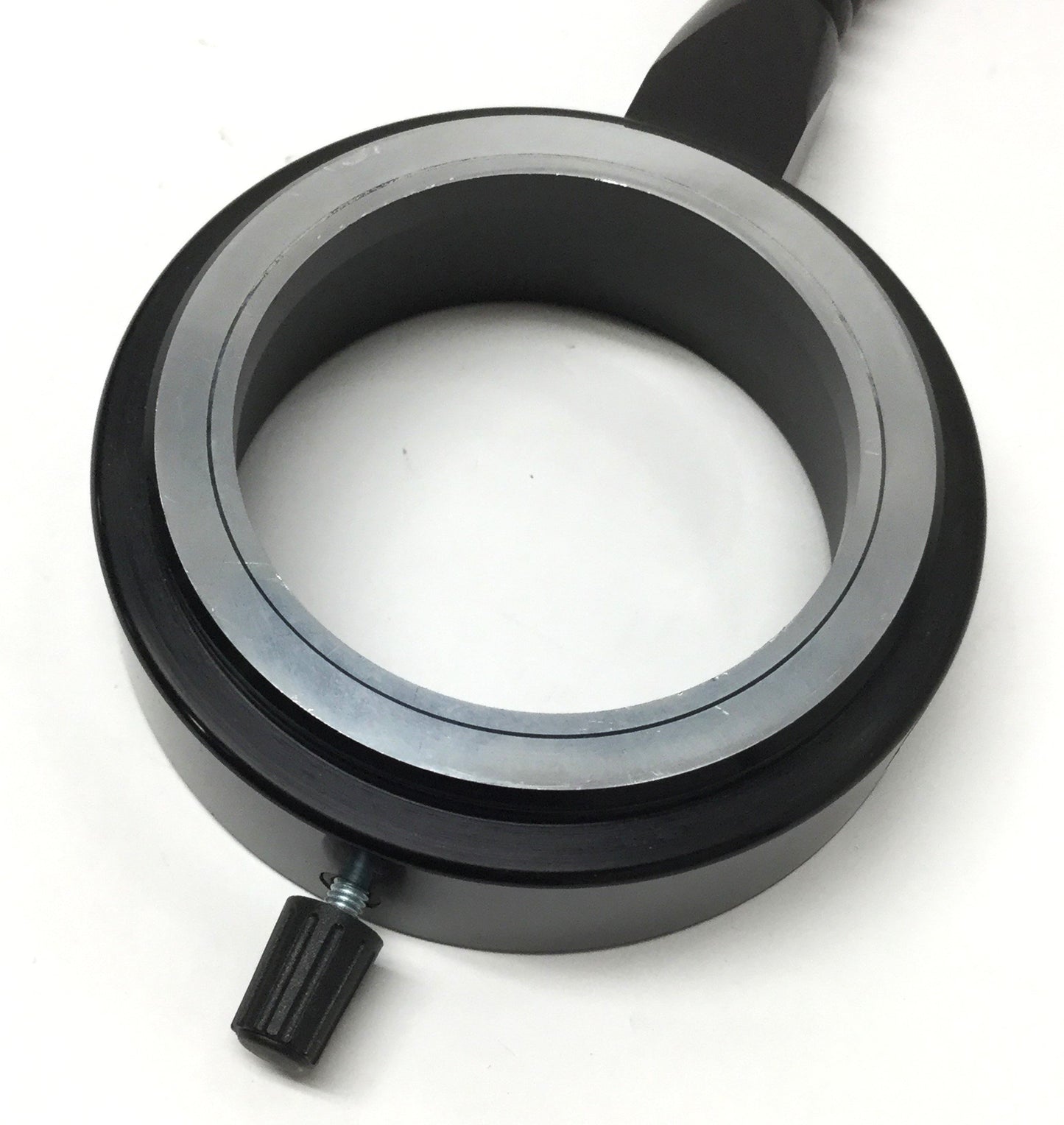 Used Volpi 14909 Microscope Fiber Optic Ring Light, 60mm ID, Ø66mm Mount, 28" L