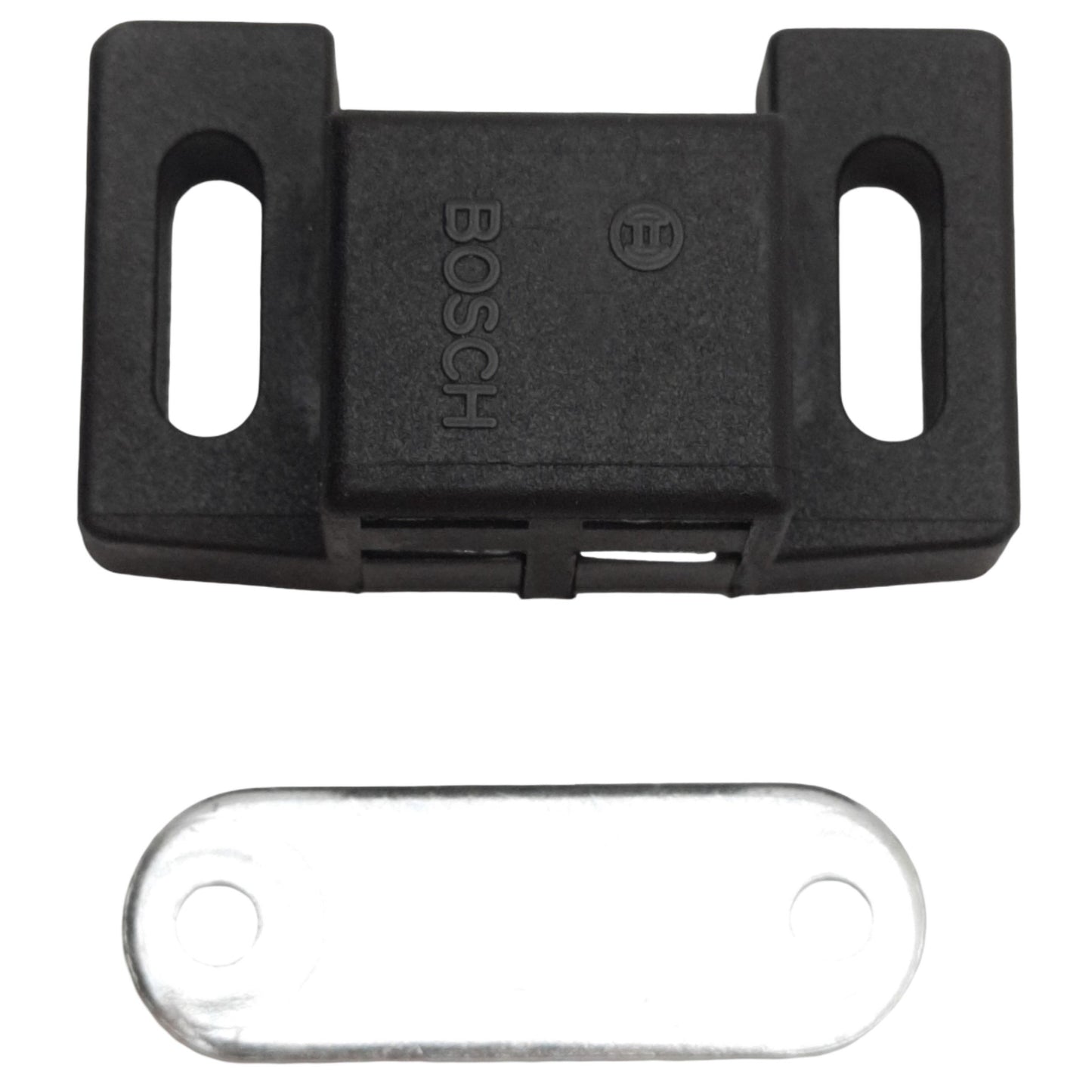 New Lot of 2 Bosch 3842516165 Black Magnetic Catch 48 x 28.5 x 21mm, 5.3mm x 10.5mm
