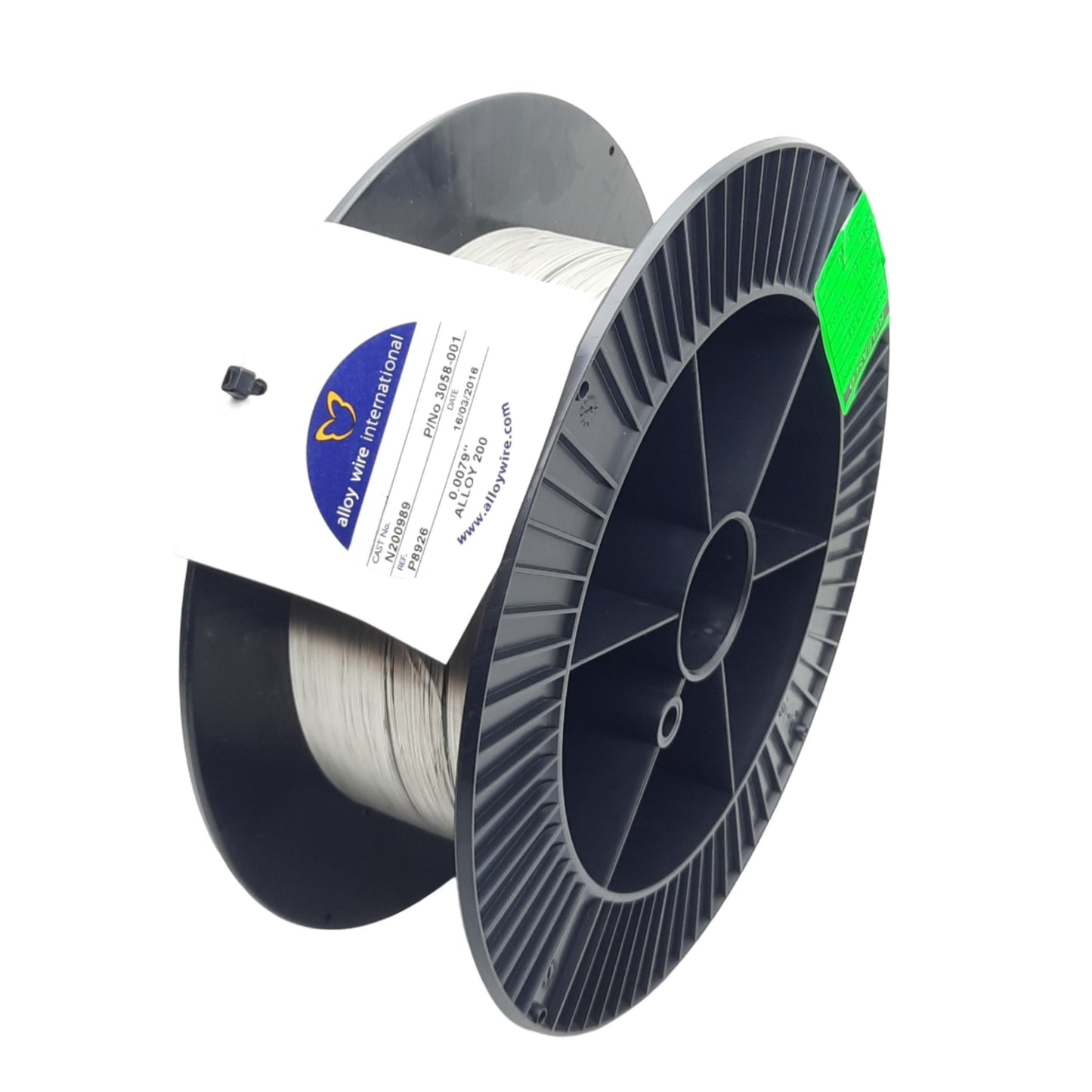 New – Open box Alloy Wire International 3058-001 Alloy 200 Nickel Wire, 0.0079" x 975ft