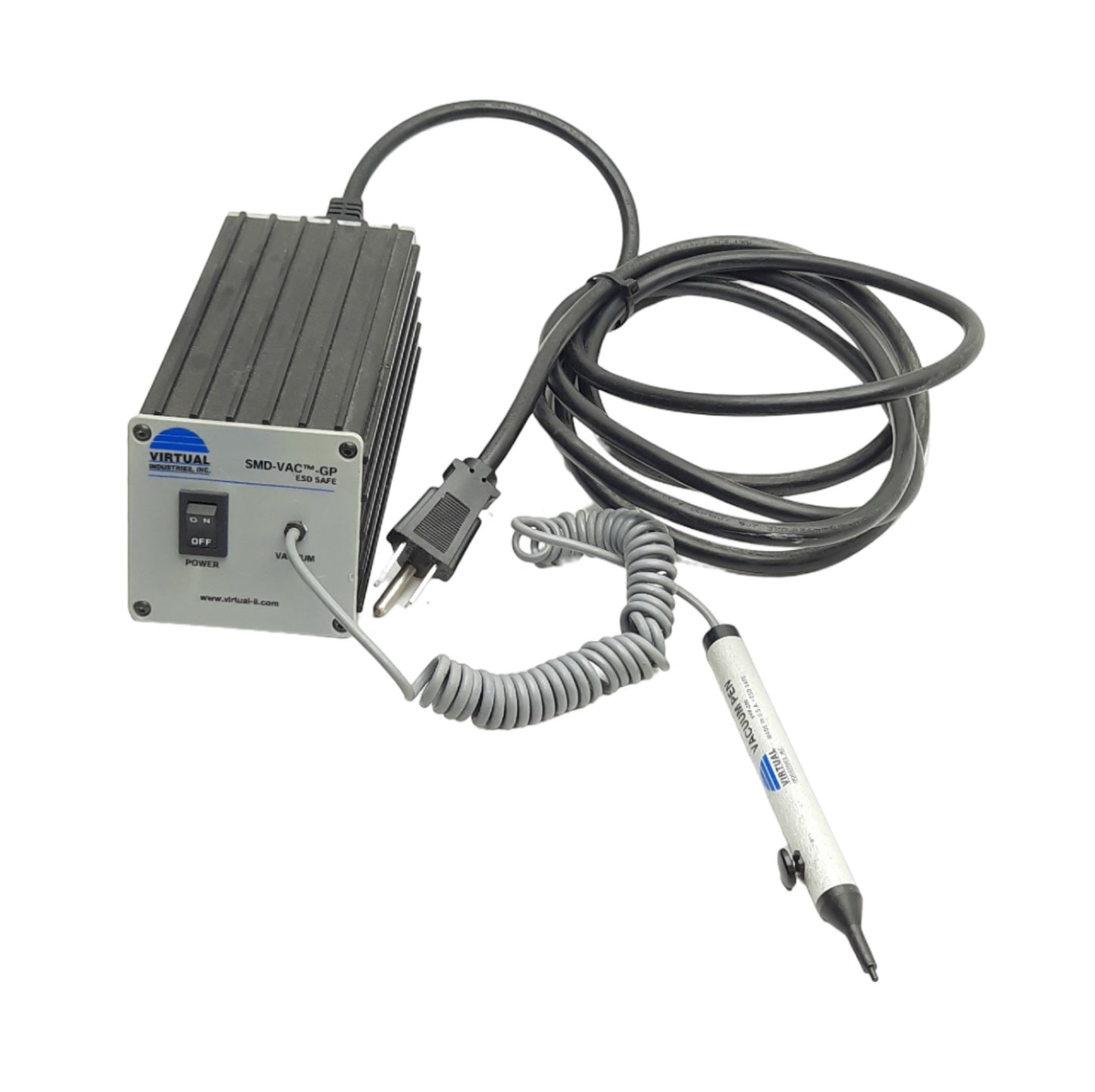 Used Virtual Industries SMD-VAC-GP Vacuum Handling Tool System & Pen, 110VAC
