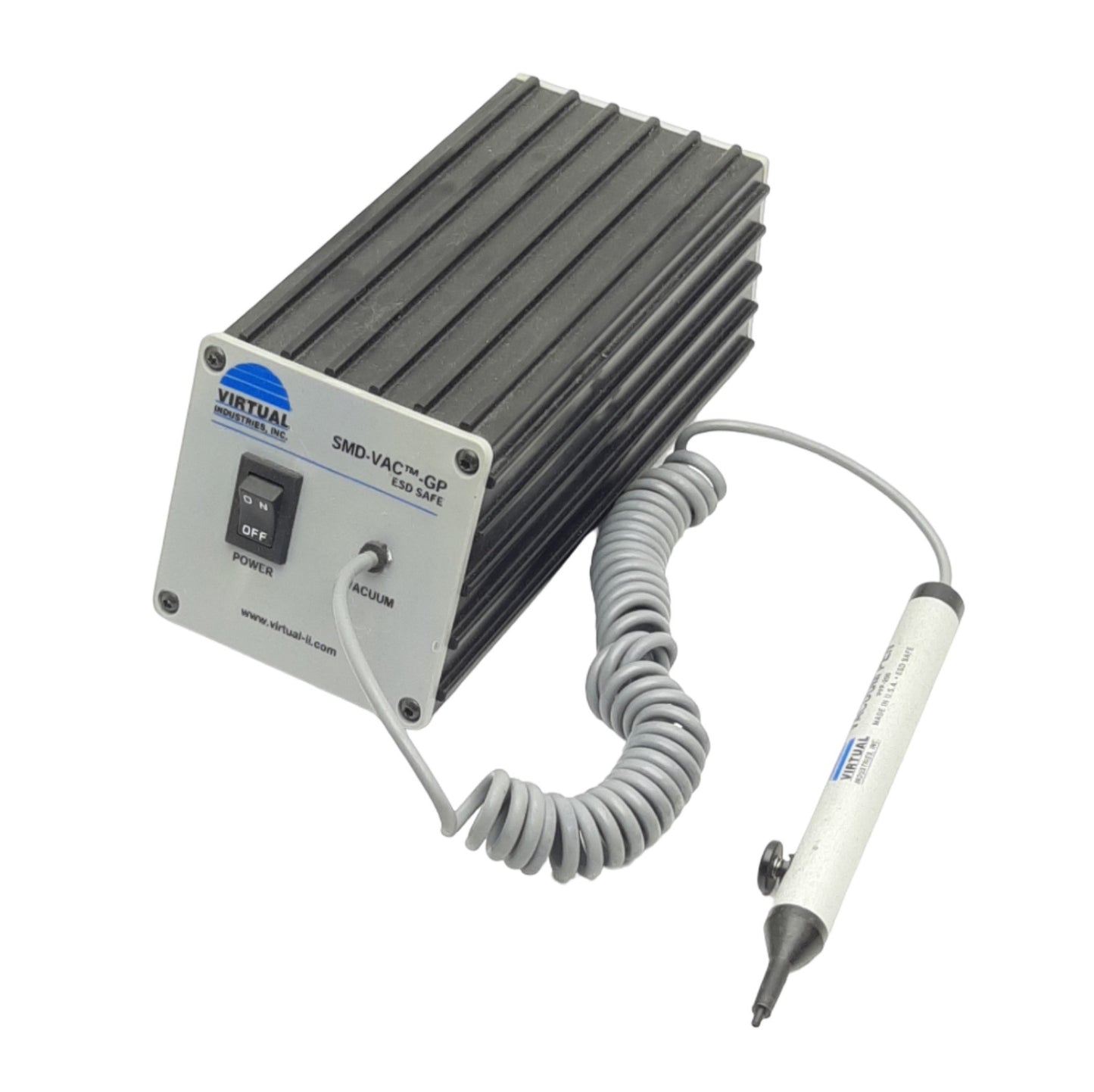Used Virtual Industries SMD-VAC-GP Vacuum Handling Tool System & Pen, 110VAC