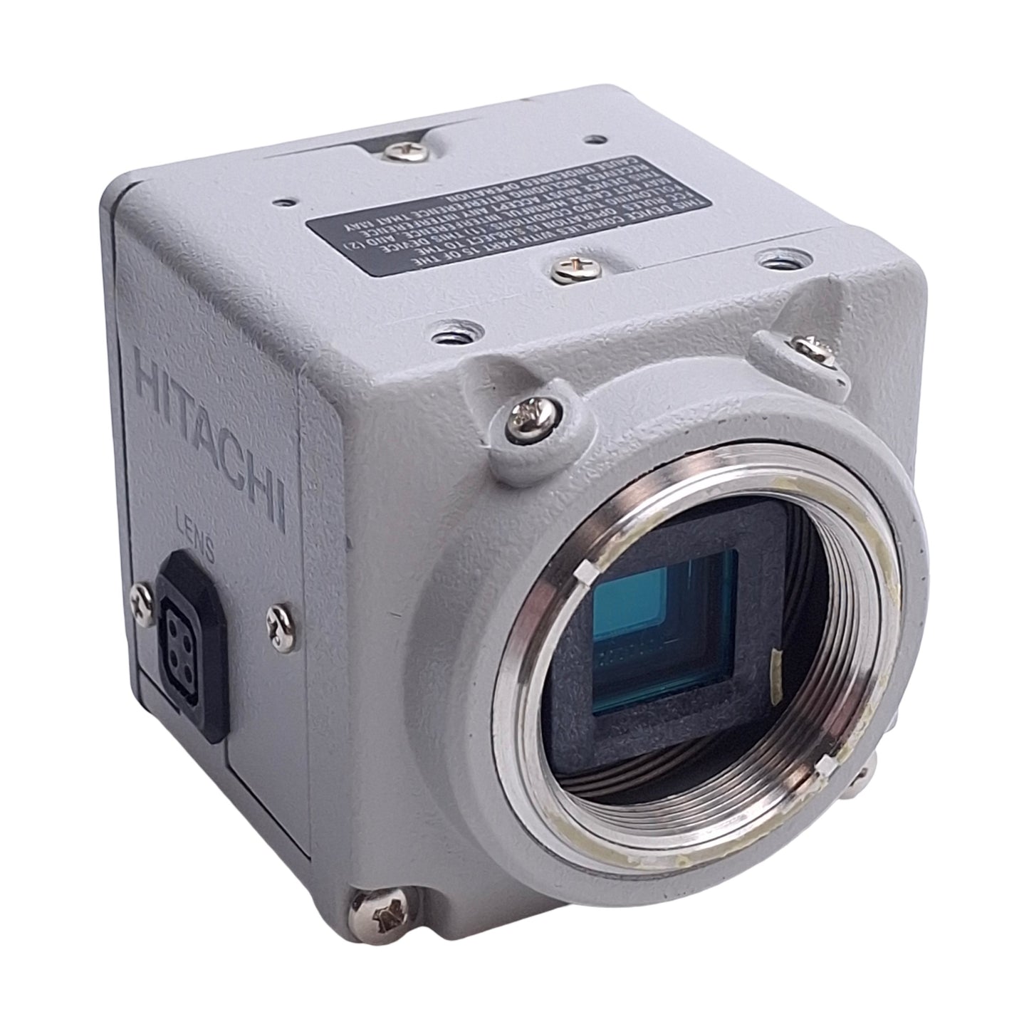 Used Hitachi KP-D20BU CCD Color Camera, 1/2in, 768x494, S-Video Out, C-Mount, 12VDC