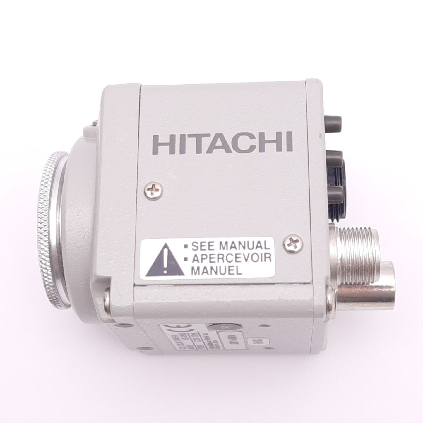 Used Hitachi KP-D20BU CCD Color Camera, 1/2in, 768x494, S-Video Out, C-Mount, 12VDC