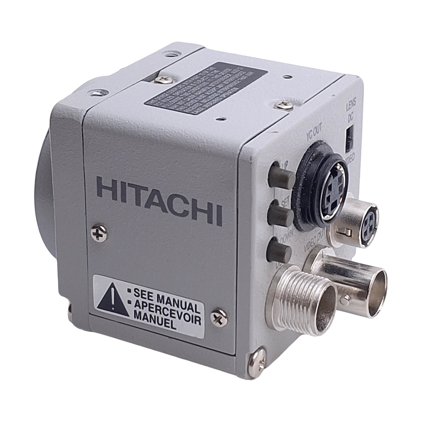 Used Hitachi KP-D20BU CCD Color Camera, 1/2in, 768x494, S-Video Out, C-Mount, 12VDC