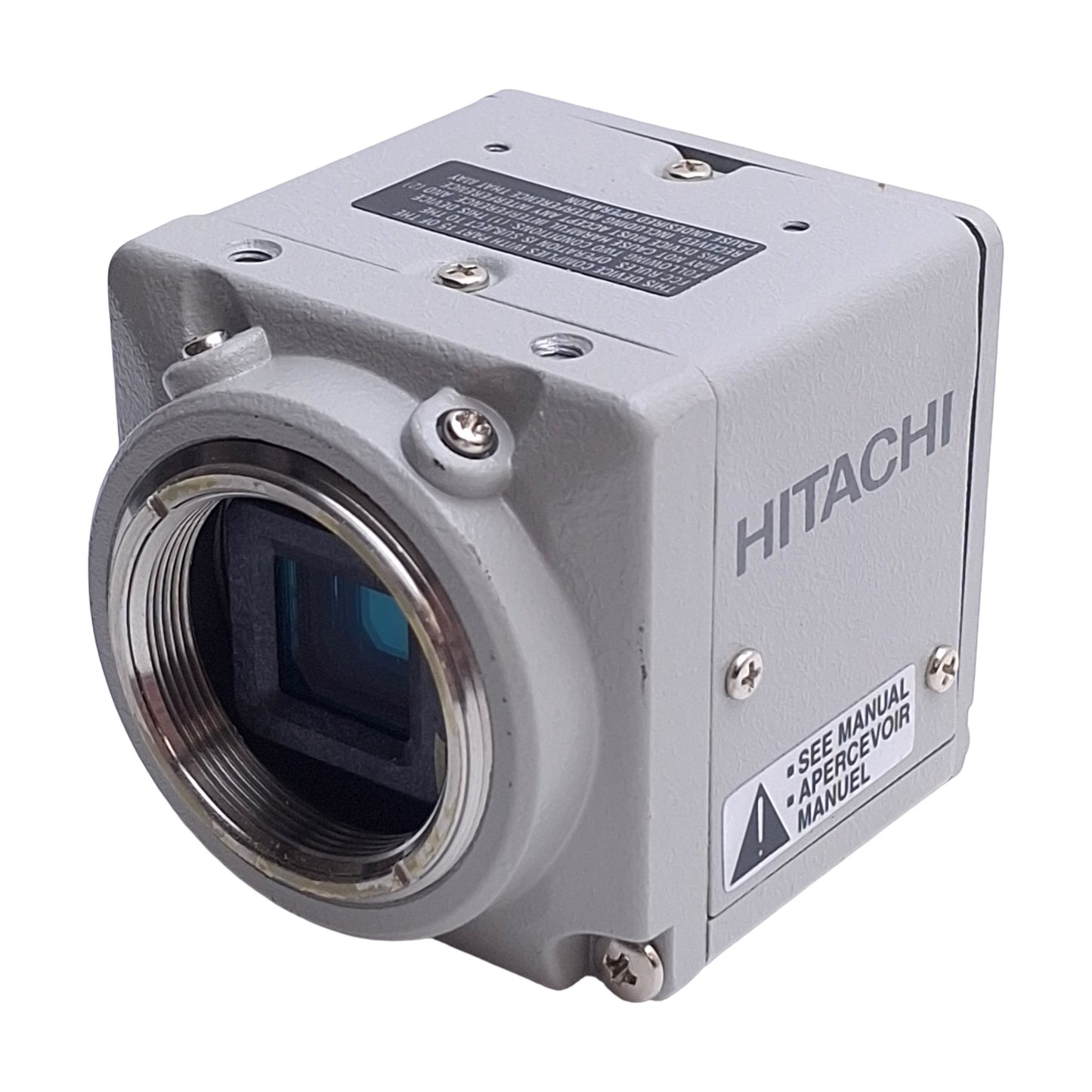 Used Hitachi KP-D20BU CCD Color Camera, 1/2in, 768x494, S-Video Out, C-Mount, 12VDC