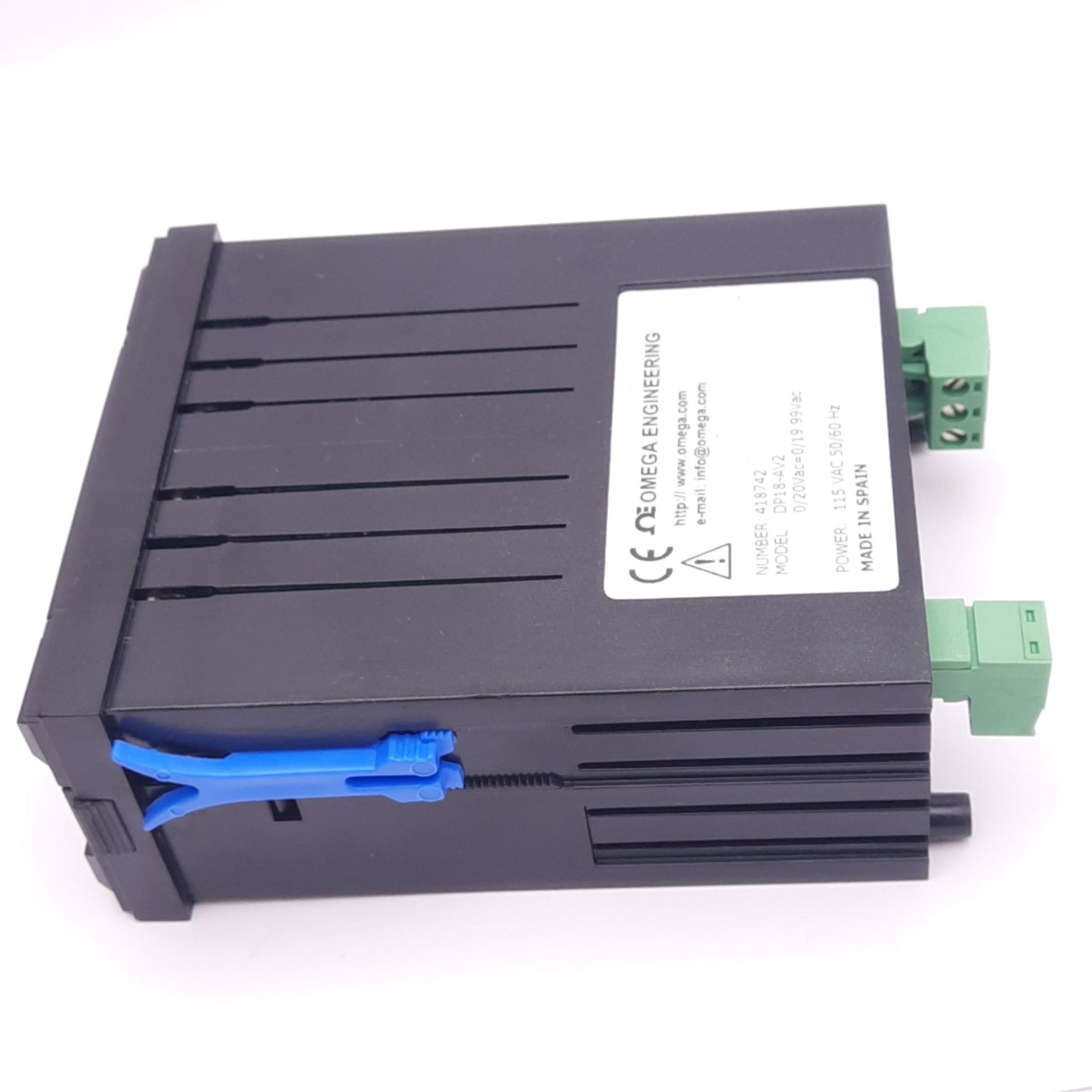 Used Omega DP18-AV2 Voltmeter, 3-1/2 Digit, 0/20VAC=0/19.99VAC, 115VAC, 1/8DIN Panel